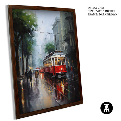 Artwork in Metal Champagne Gold Frame