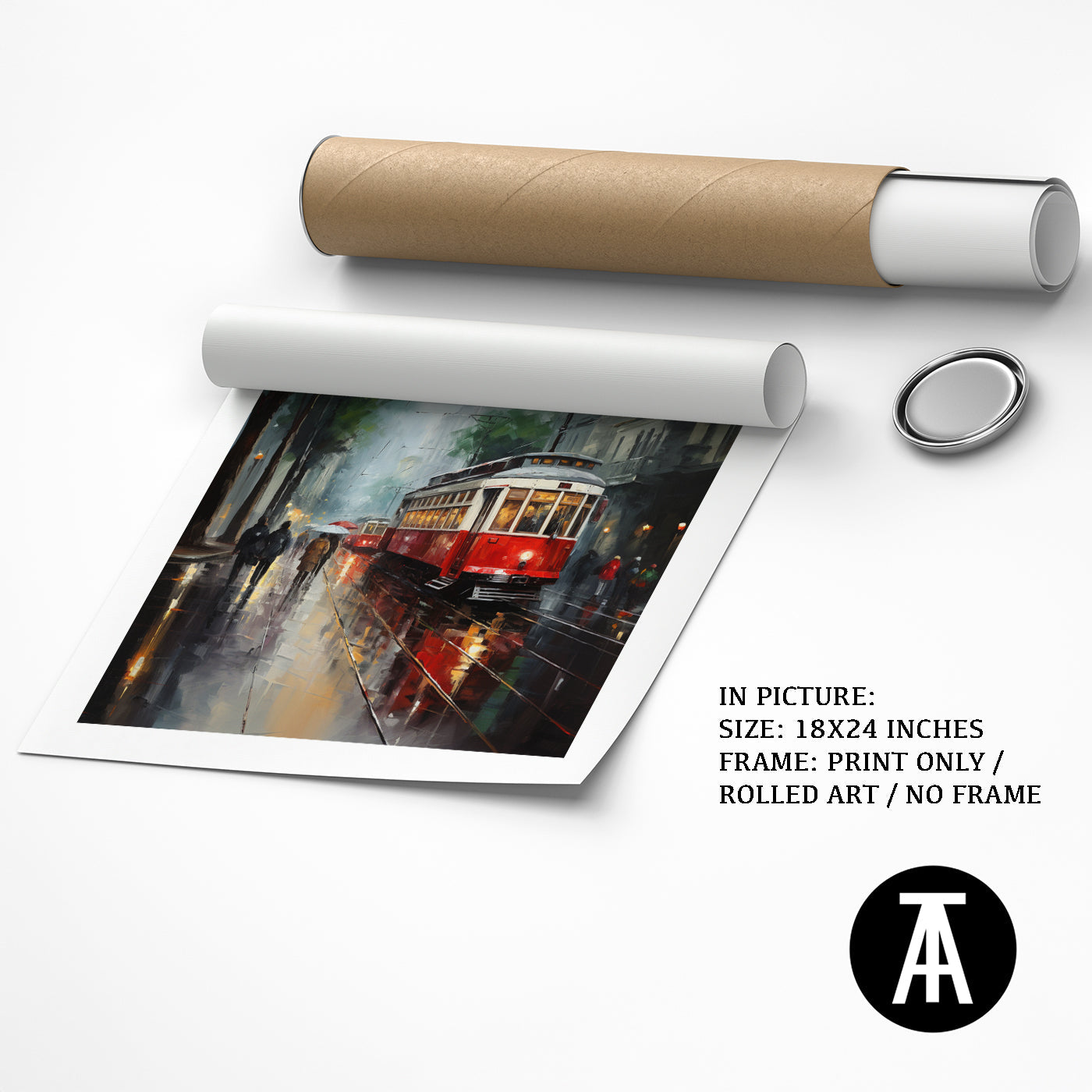 Artwork as Print Only or Rolled Art