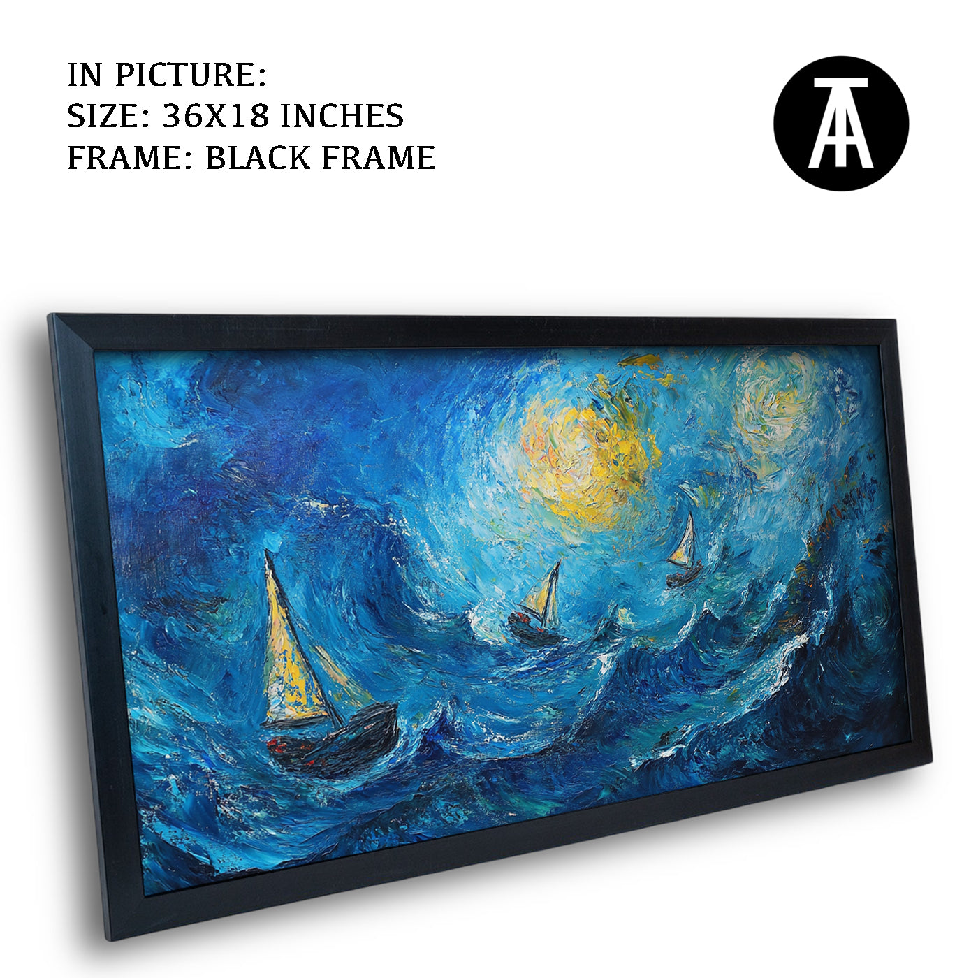 Artwork in Metal Earling Silver Frame