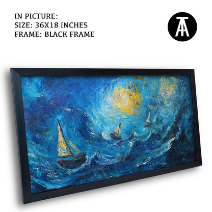 Artwork in Metal Earling Silver Frame