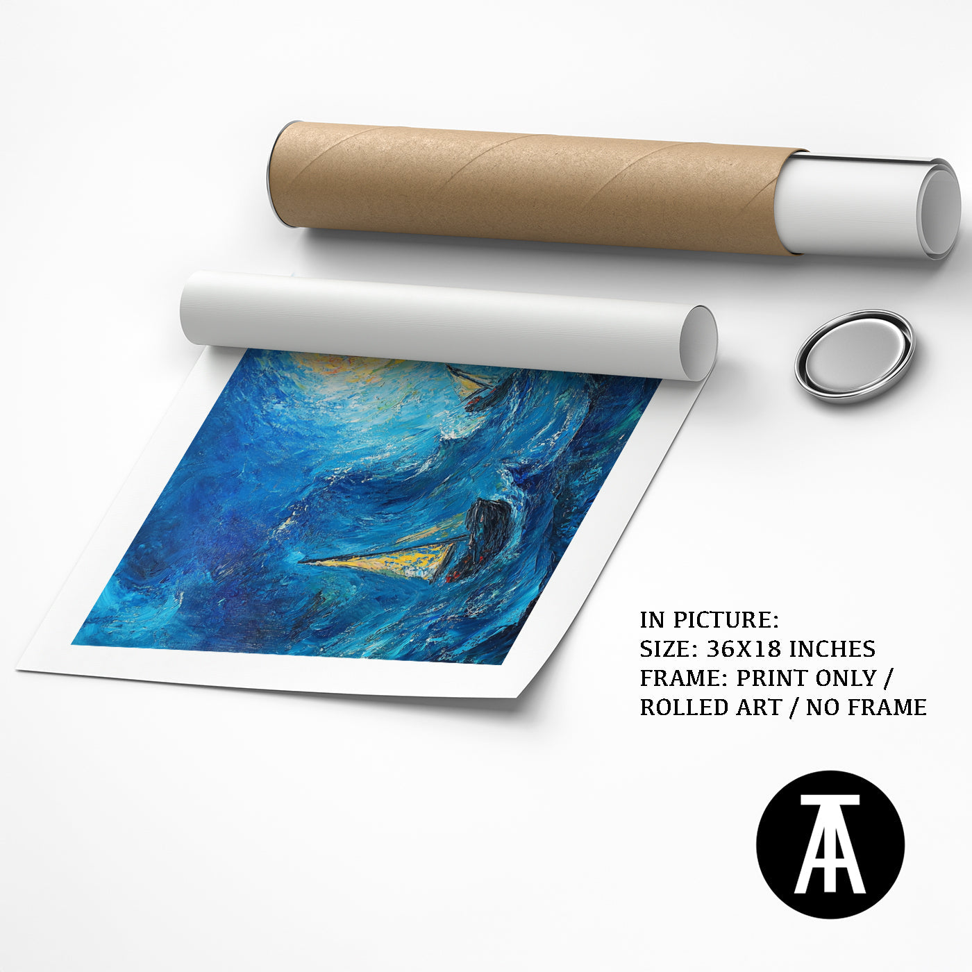 Artwork as Print Only or Rolled Art