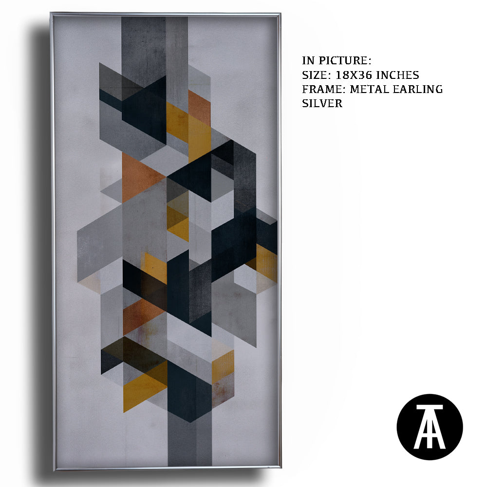 Artwork in Metal Earling Silver Frame