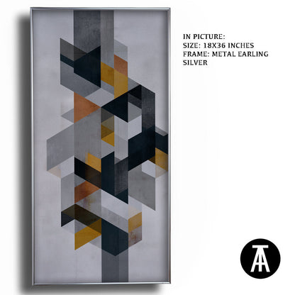 Artwork in Metal Earling Silver Frame