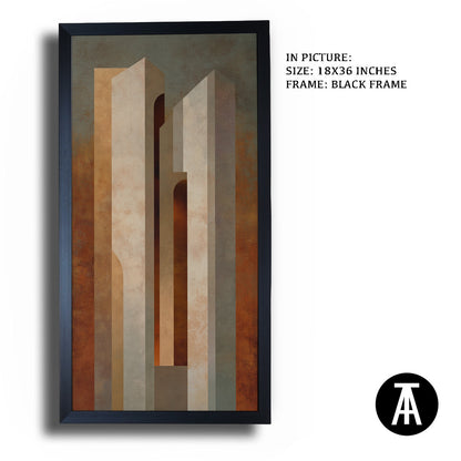 Artwork in Metal Earling Silver Frame