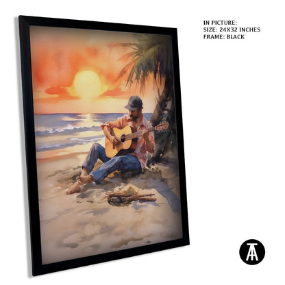 Artwork in Metal Earling Silver Frame