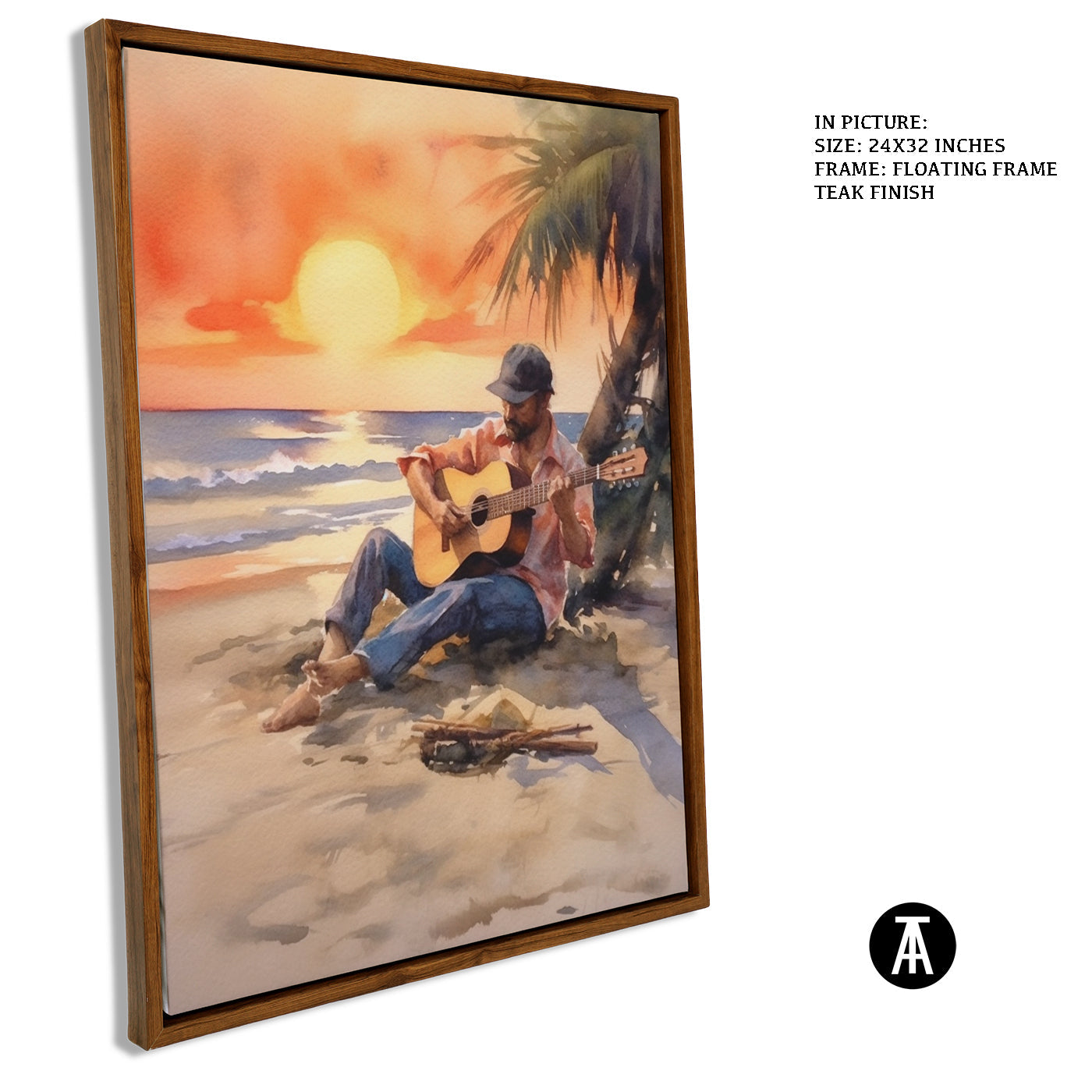 Artwork in Floating Frame