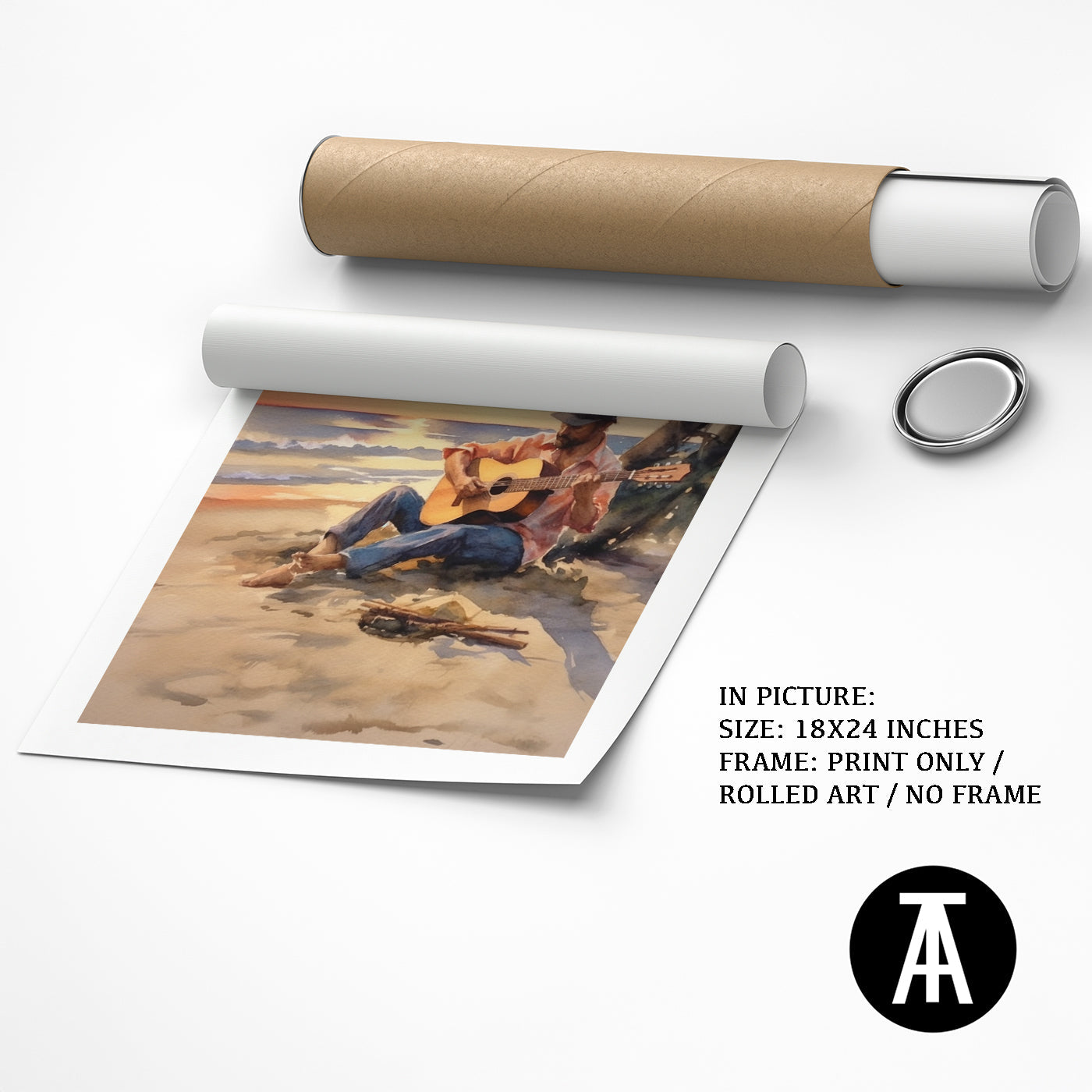 Artwork as Print Only or Rolled Art