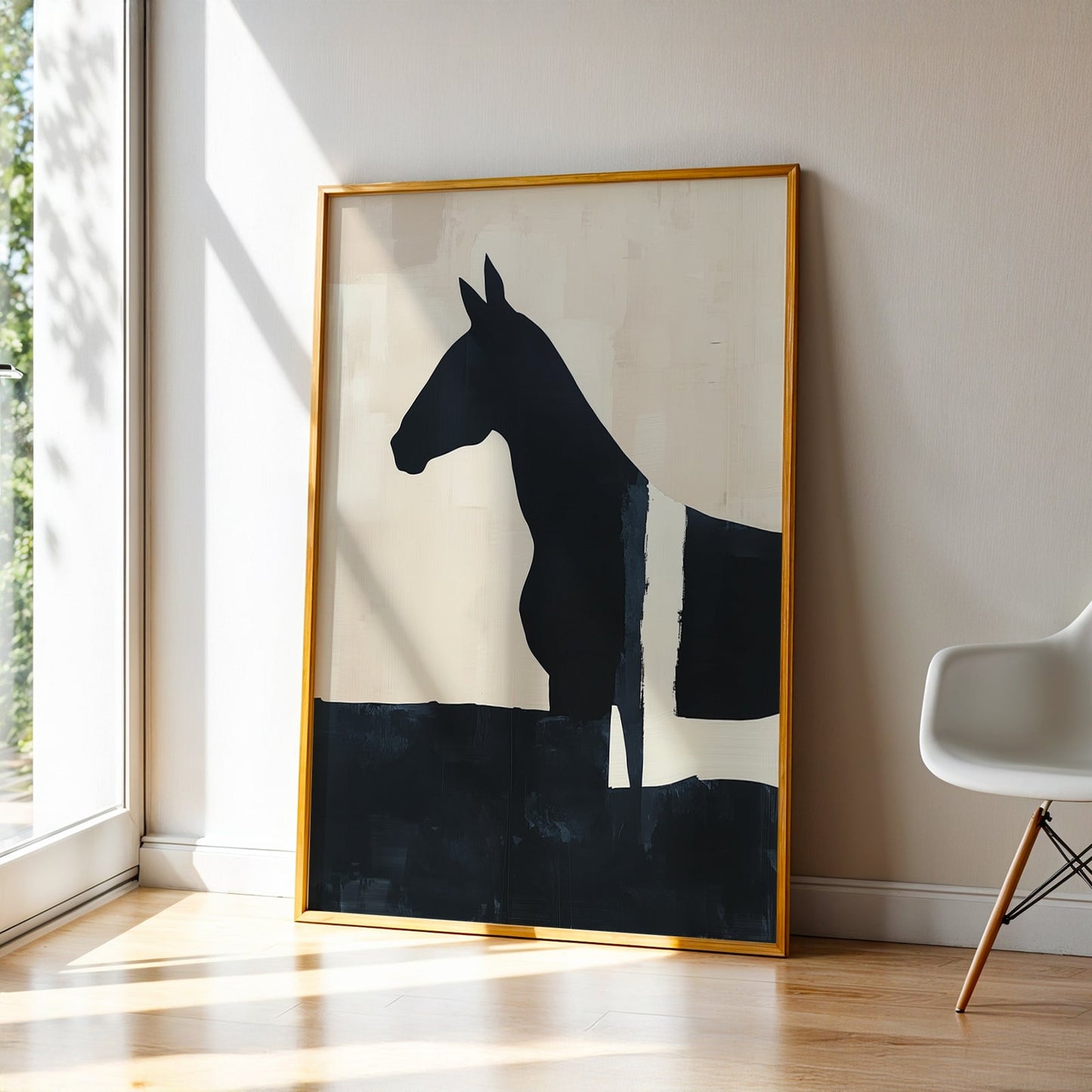 Abstract Art in a Lifestyle Setting Subject Of Race by NYC Abstract