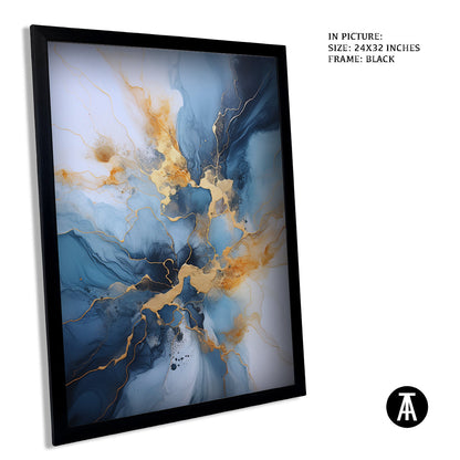 Sample Artwork in Black Frame