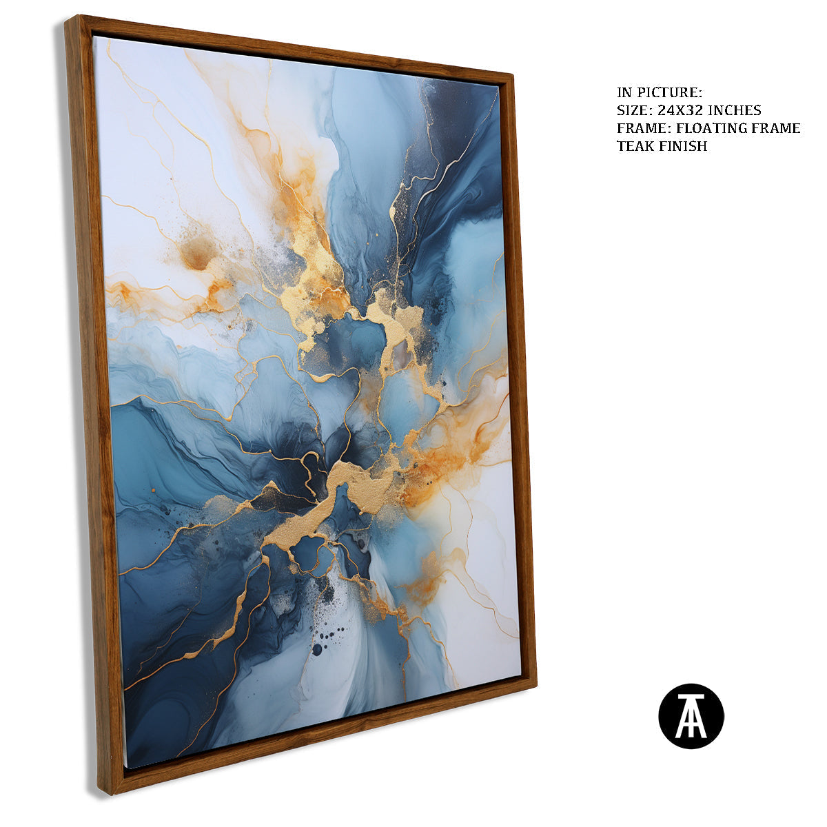 Sample Artwork in Floating Frame