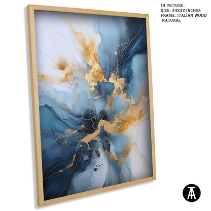 Sample Artwork in Italian Wood Framing Natural