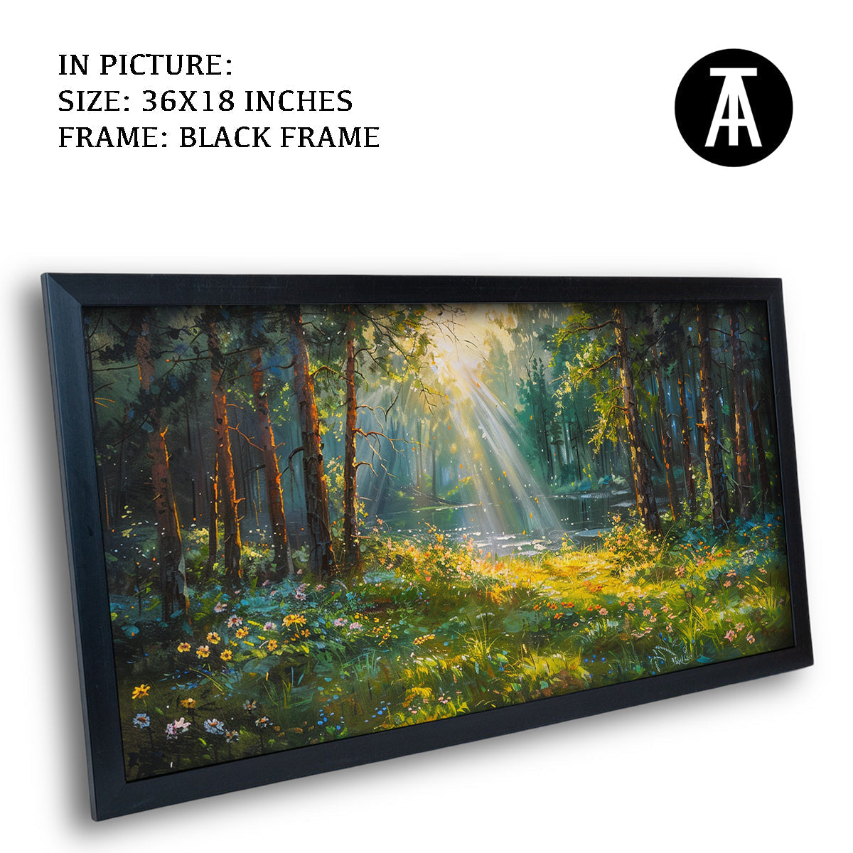 Artwork in Metal Earling Silver Frame