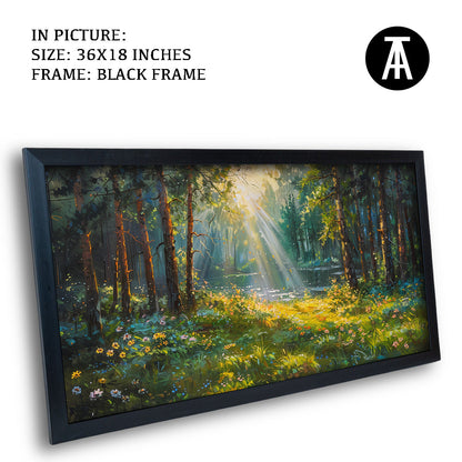 Artwork in Metal Earling Silver Frame