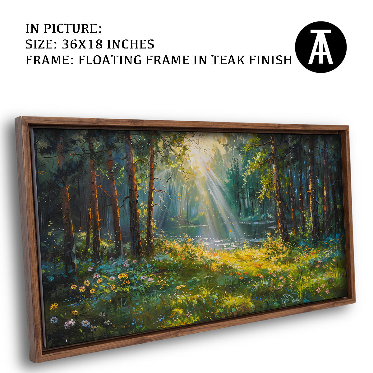 Artwork in Floating Frame