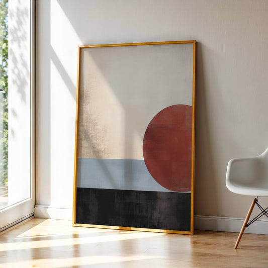 Abstract Art in a Lifestyle Setting Sun On Earth by NYC Abstract