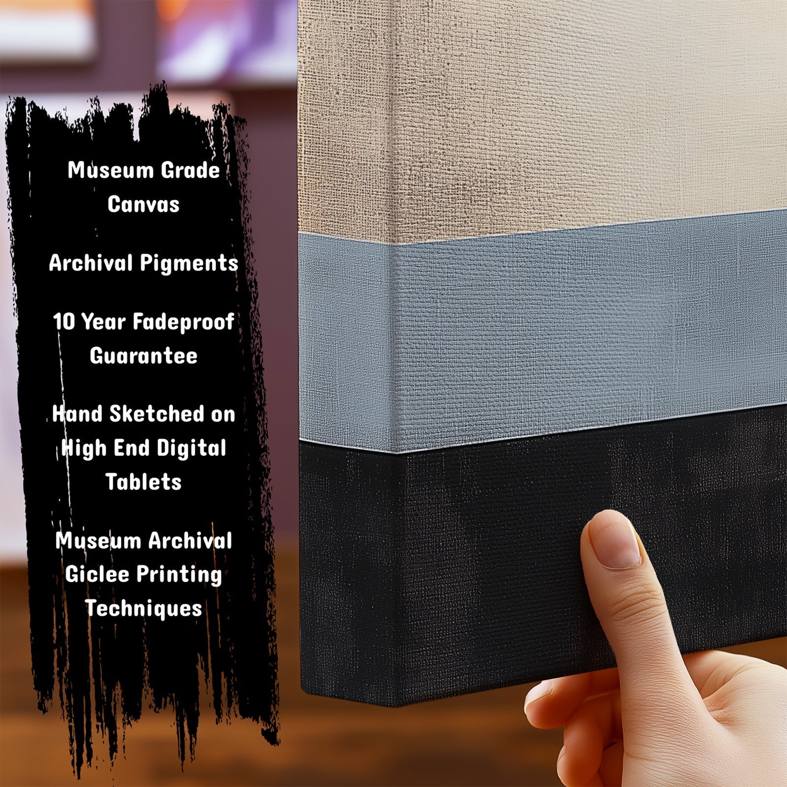 Important Features of our Abstract ArtworksSun On Earth by NYC Abstract