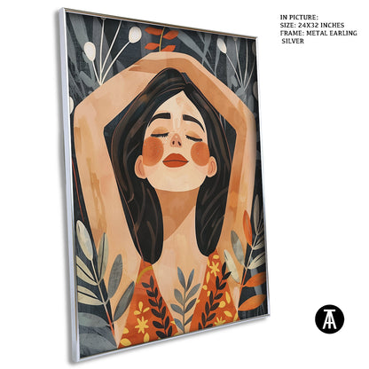 Artwork in Metal Earling Silver Frame