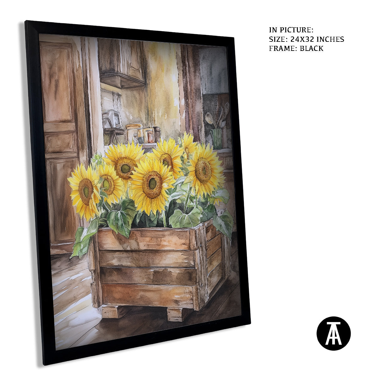 Artwork in Metal Earling Silver Frame