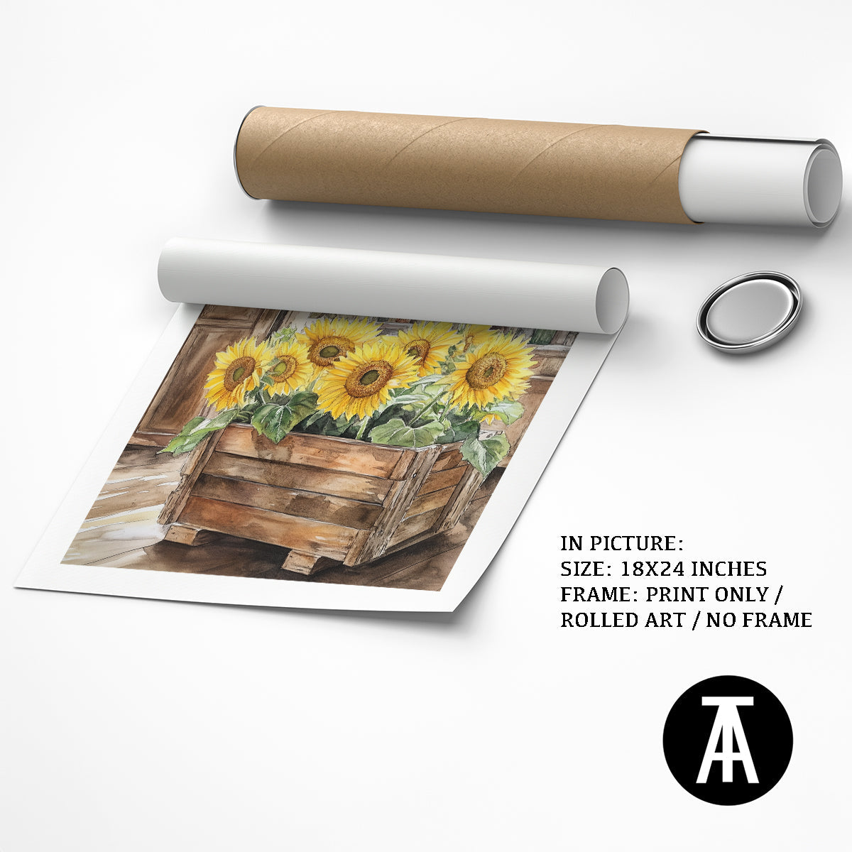 Artwork as Print Only or Rolled Art