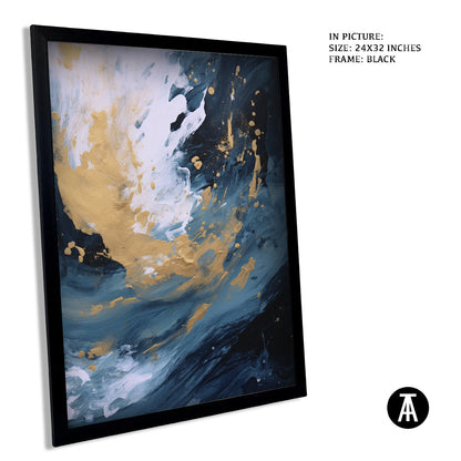 Sample Artwork in Black Frame
