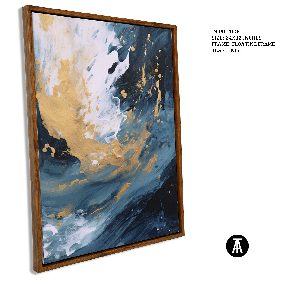 Sample Artwork in Floating Frame