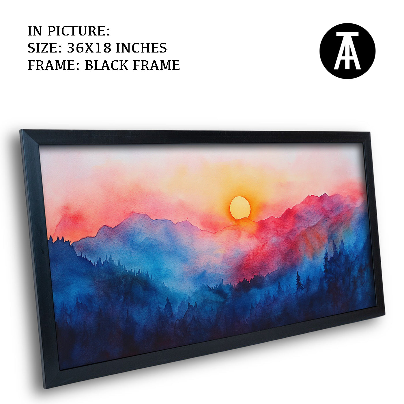 Artwork in Metal Earling Silver Frame