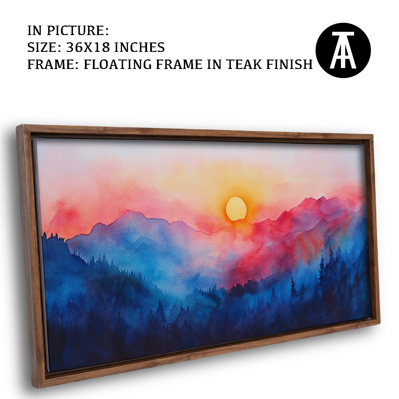 Artwork in Floating Frame