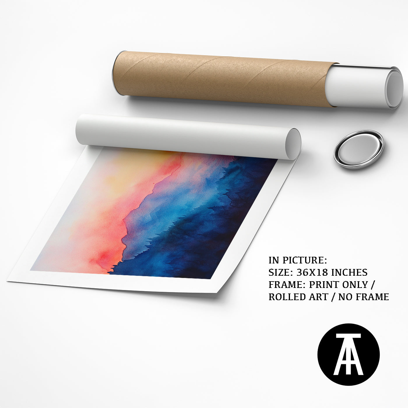 Artwork as Print Only or Rolled Art