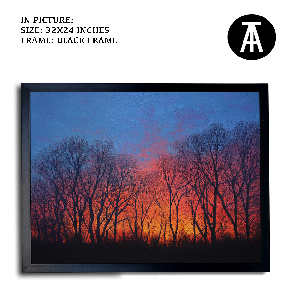Artwork in Metal Earling Silver Frame