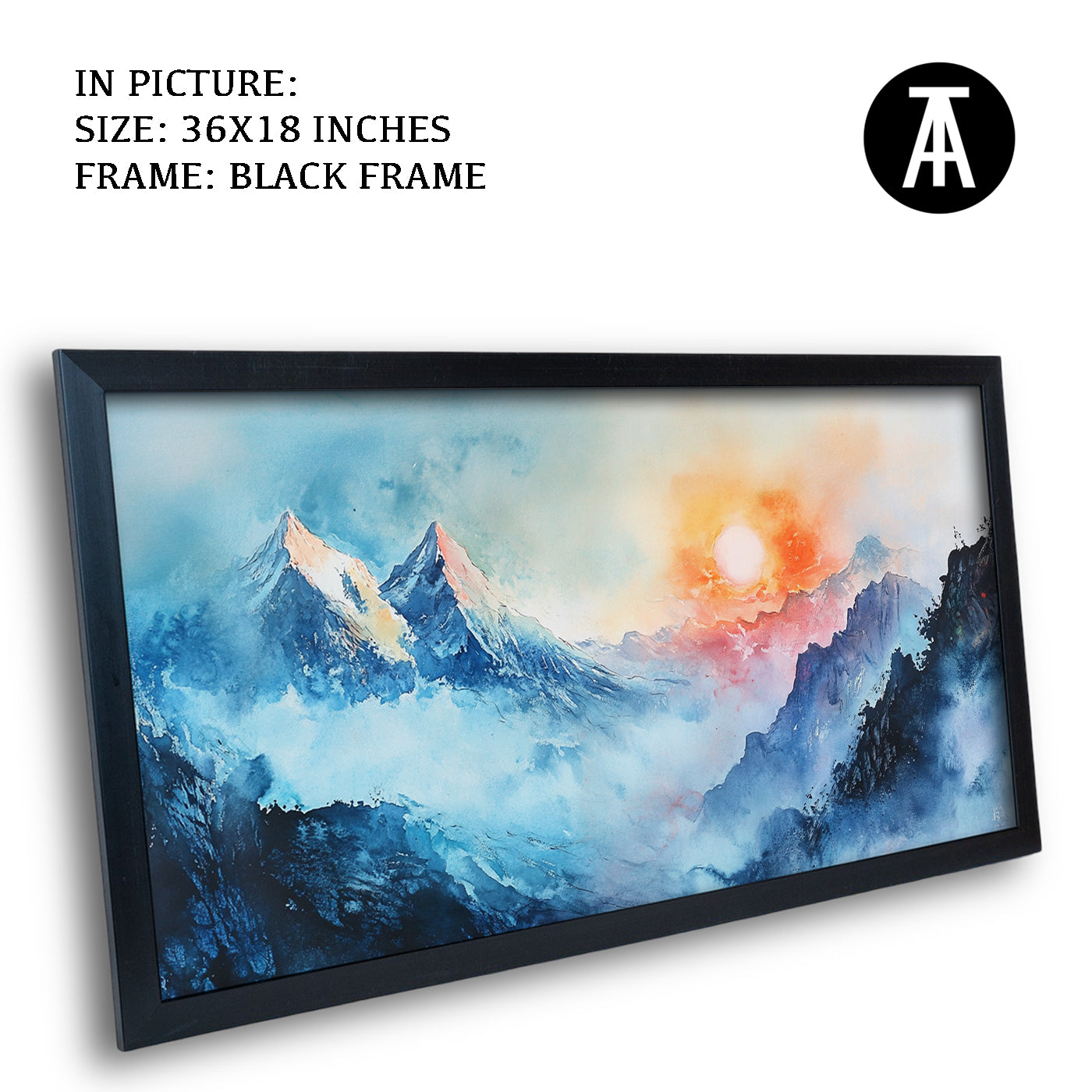 Artwork in Metal Earling Silver Frame