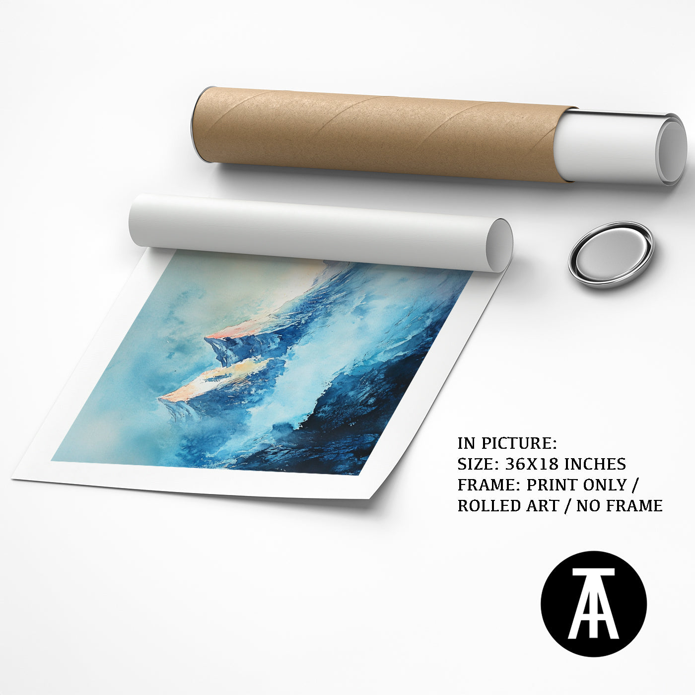 Artwork as Print Only or Rolled Art