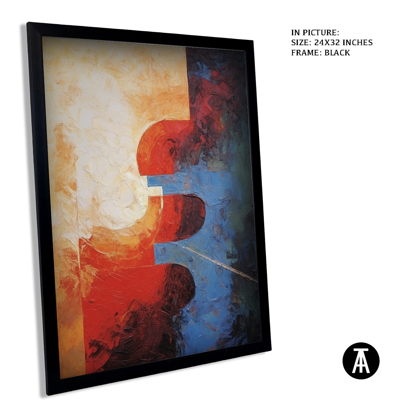 Artwork in Metal Earling Silver Frame