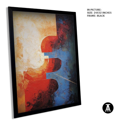 Artwork in Metal Earling Silver Frame