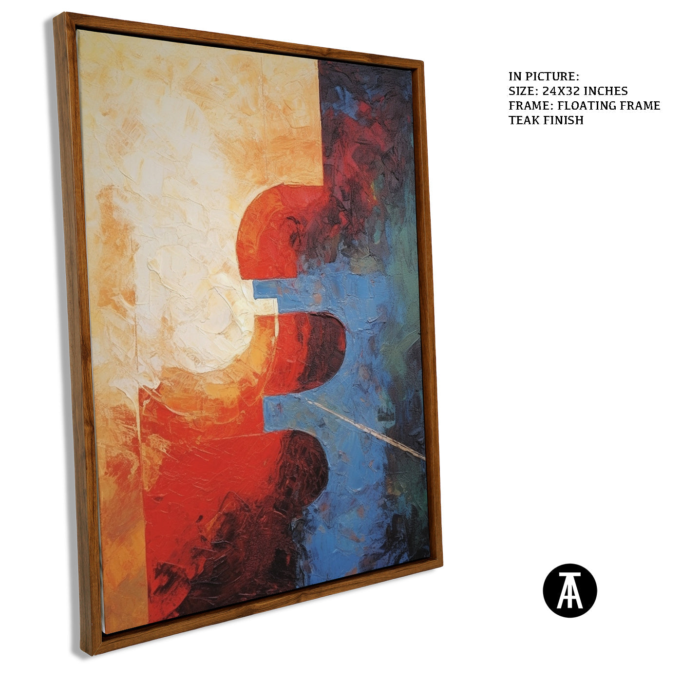 Artwork in Floating Frame