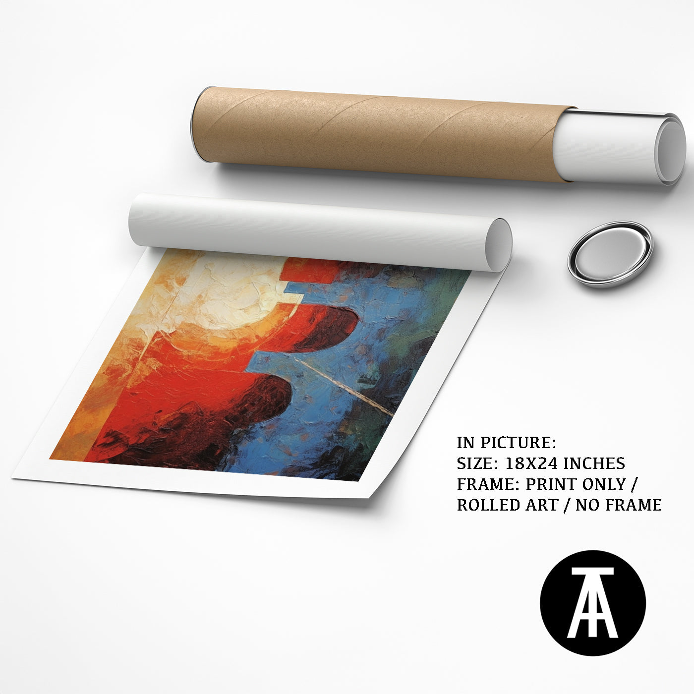 Artwork as Print Only or Rolled Art