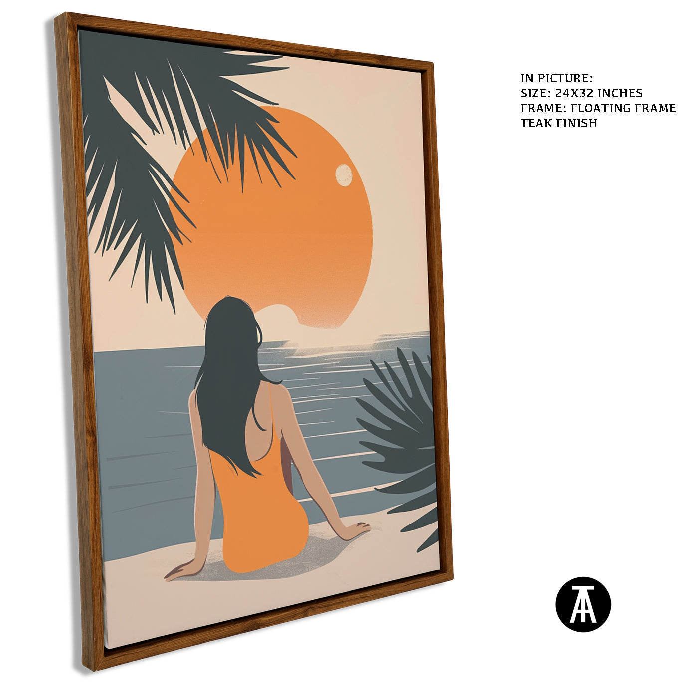 Artwork in Floating Frame