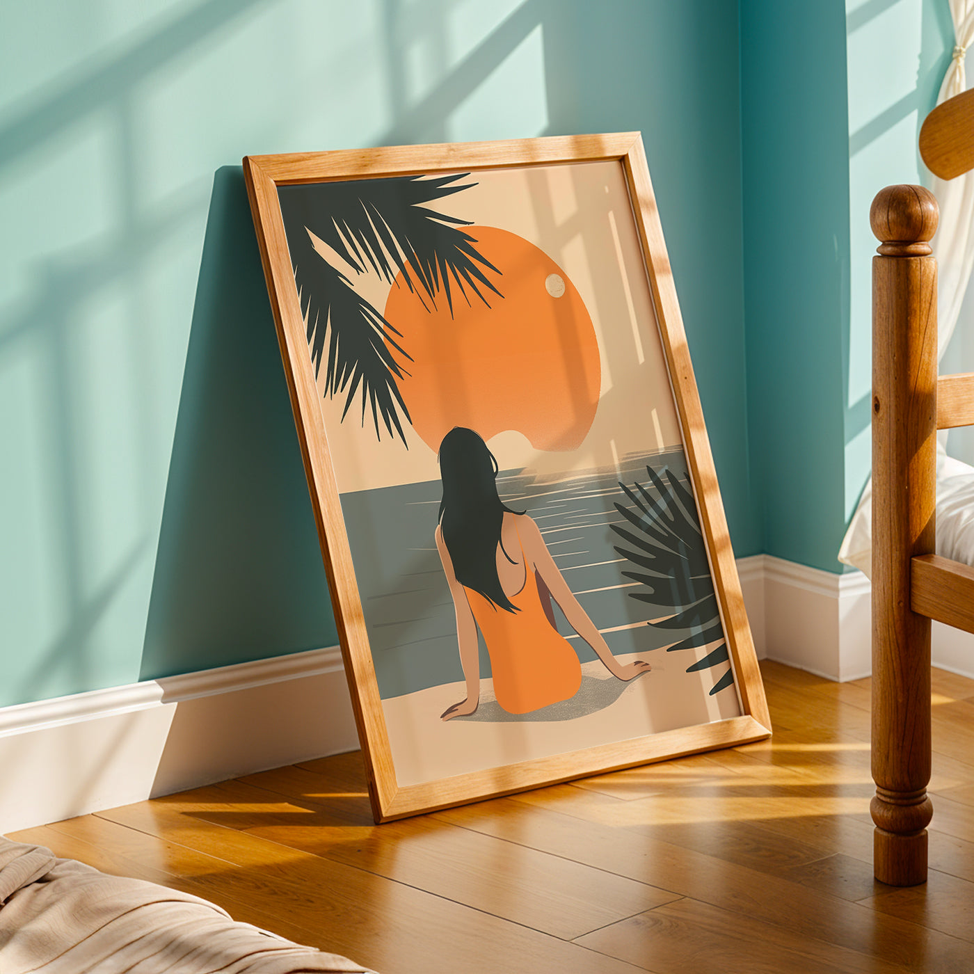 Praha Bohemian Artwork in a Lifestyle Setting