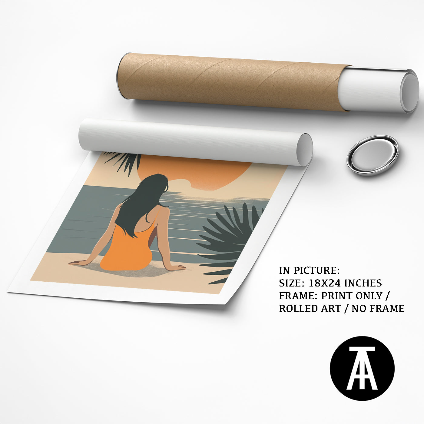 Artwork as Print Only or Rolled Art