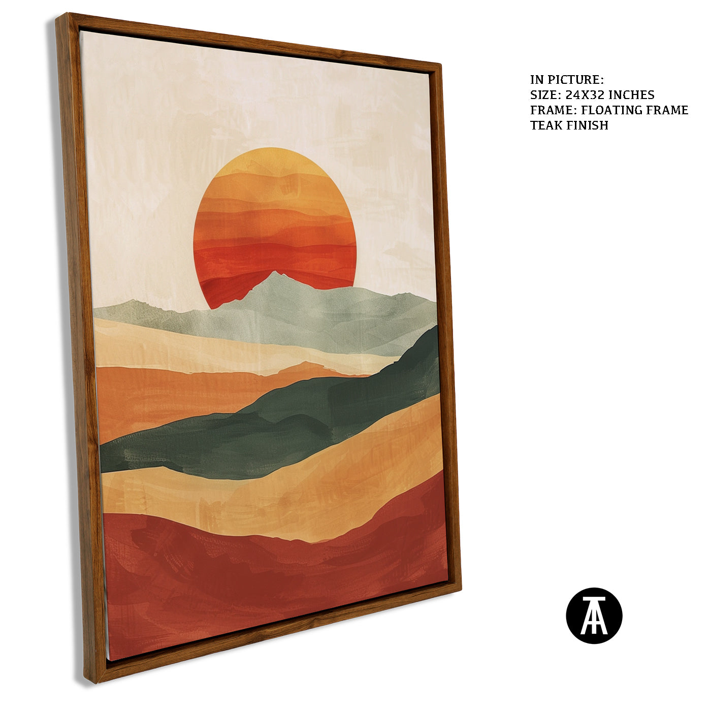 Artwork in Floating Frame