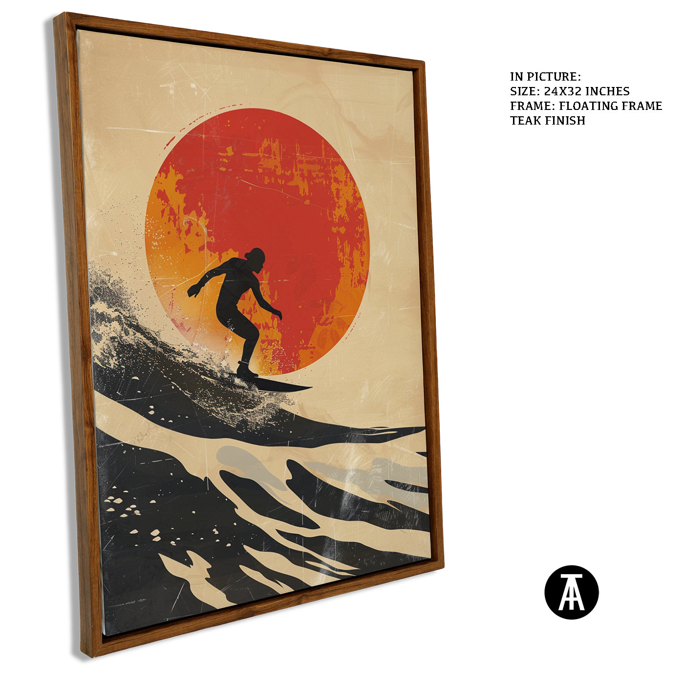 Artwork in Floating Frame