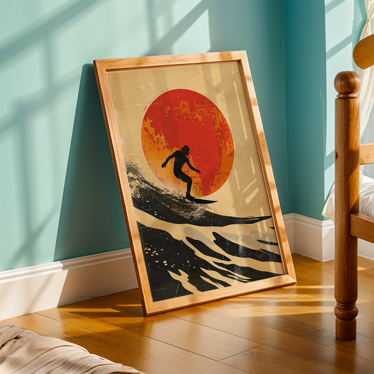 Praha Bohemian Artwork in a Lifestyle Setting