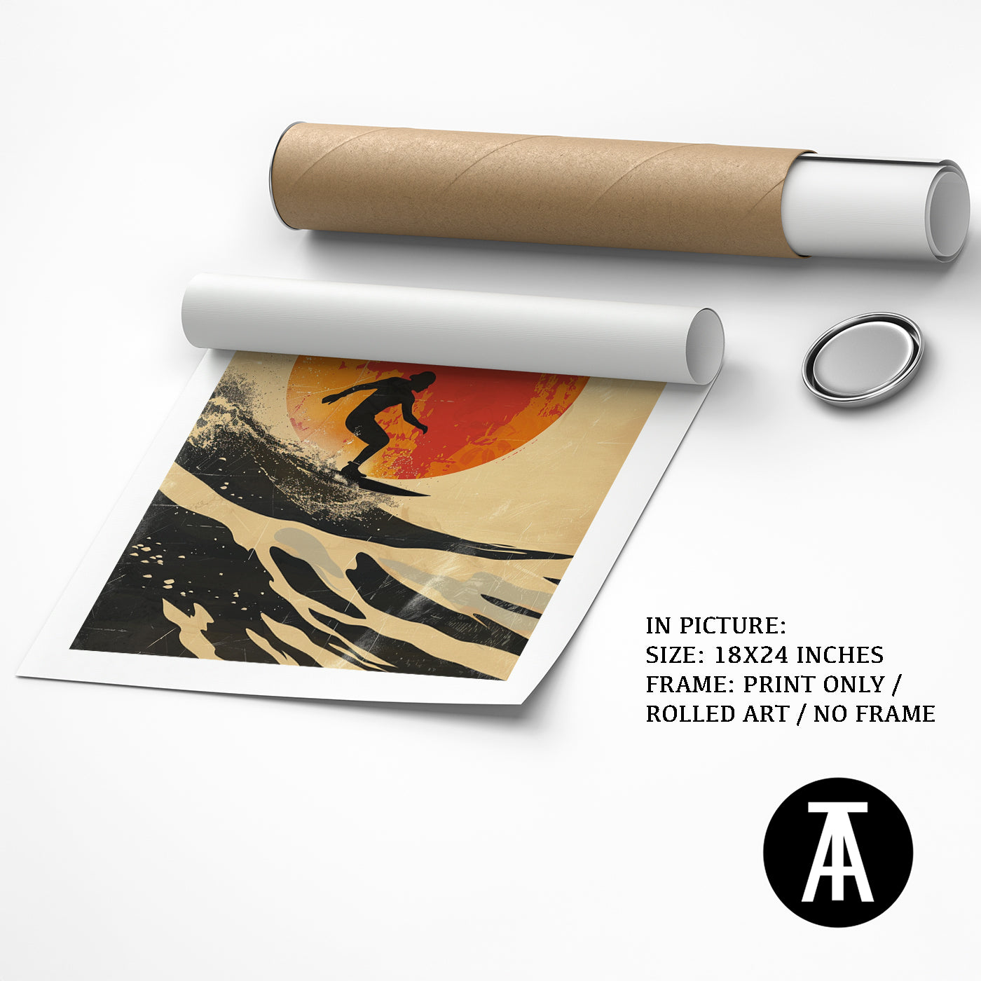 Artwork as Print Only or Rolled Art