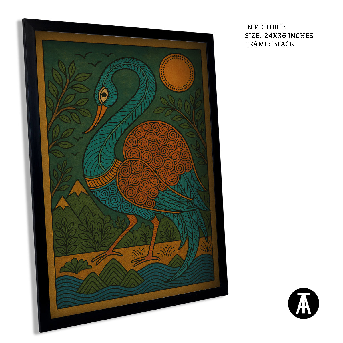 Artwork in Black Frame