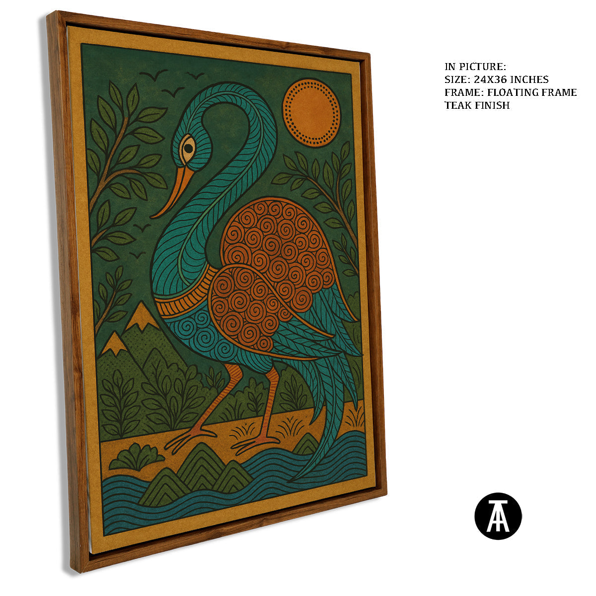 Artwork in Floating Frame