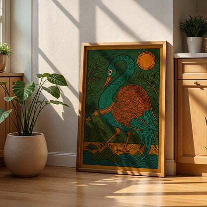 Heritage Indian Painting in a Lifestyle Setting