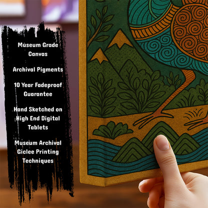 Information about Indian Art Canvas Art Print