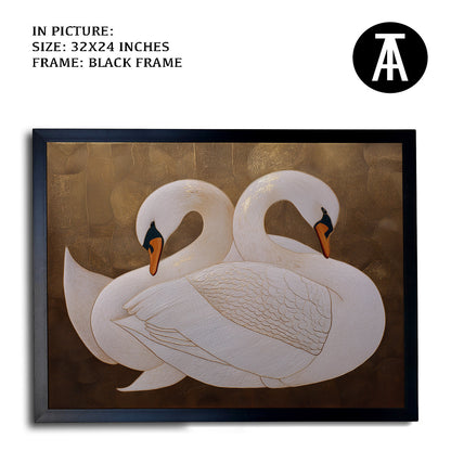 Artwork in Metal Earling Silver Frame