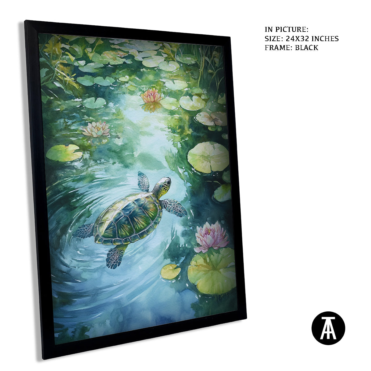 Artwork in Metal Earling Silver Frame