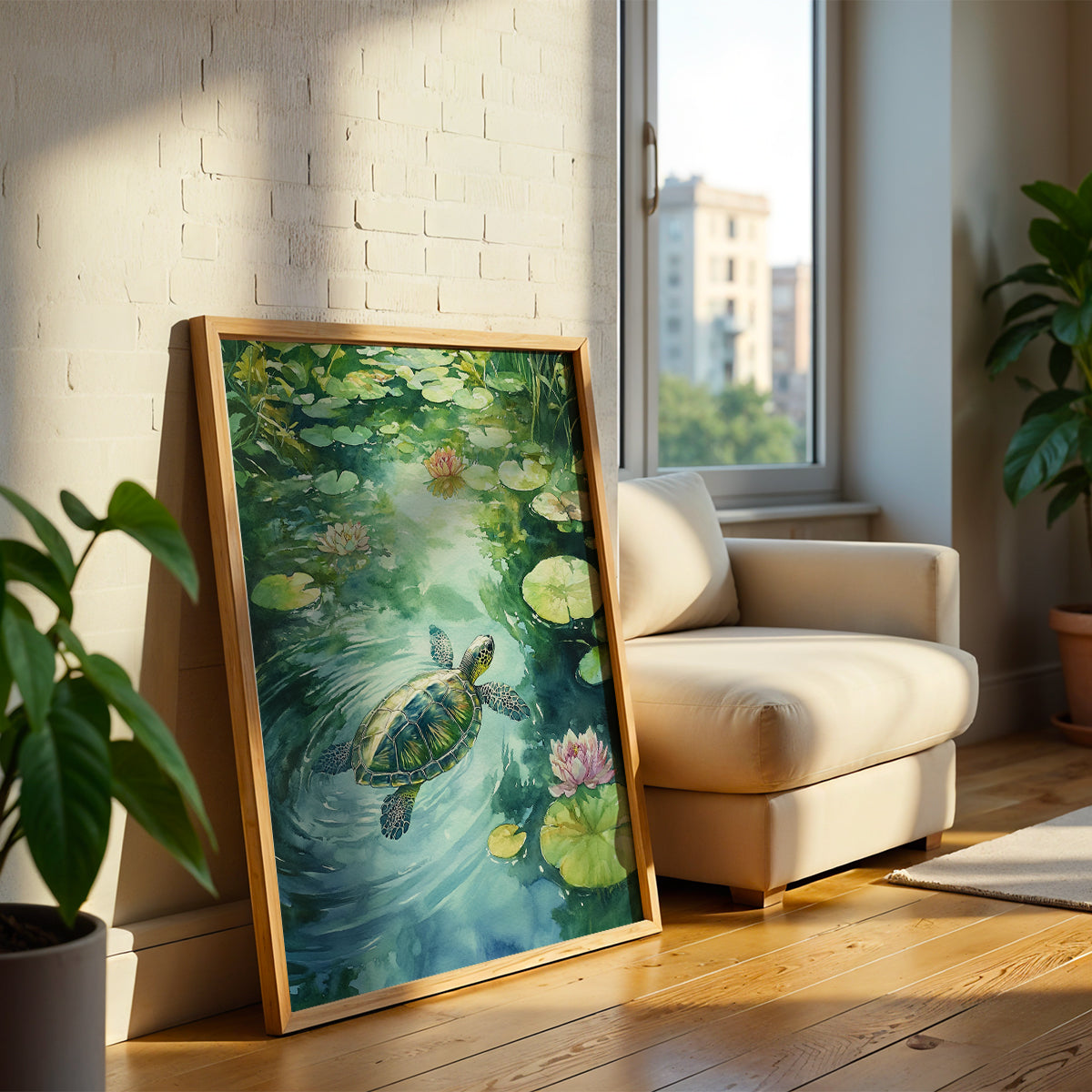 Indian Artwork in a Lifestyle Setting
