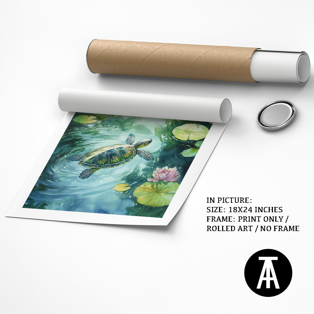 Artwork as Print Only or Rolled Art